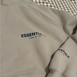 Fear of God Essentials Taupe Sweatshirt hoodie